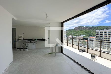 Sala/Cozinha de apartamento à venda com 4 quartos, 159m² em Botafogo, Rio de Janeiro