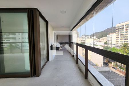 Varanda de apartamento à venda com 4 quartos, 167m² em Botafogo, Rio de Janeiro