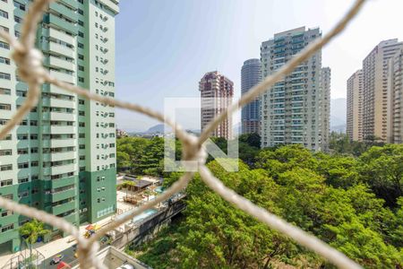 Varanda Sala Vista de apartamento para alugar com 3 quartos, 74m² em Barra da Tijuca, Rio de Janeiro