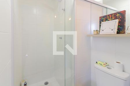 Banheiro de kitnet/studio para alugar com 1 quarto, 24m² em Butantã, São Paulo