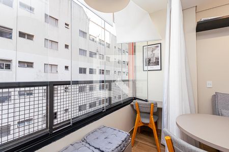 Sacada de kitnet/studio para alugar com 1 quarto, 36m² em Consolação, São Paulo