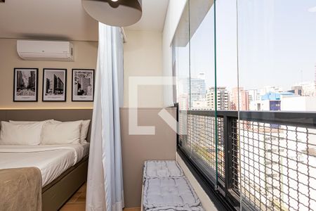 Sacada de kitnet/studio para alugar com 1 quarto, 36m² em Consolação, São Paulo