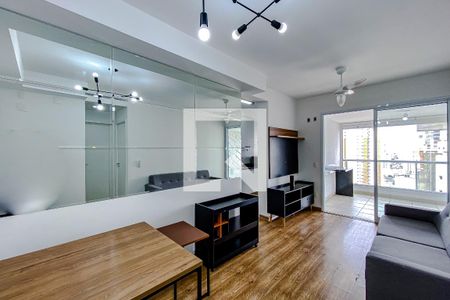 Sala de apartamento para alugar com 1 quarto, 49m² em Vila Regente Feijó, São Paulo