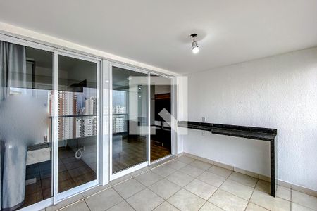 Varanda da Sala de apartamento para alugar com 1 quarto, 49m² em Vila Regente Feijó, São Paulo