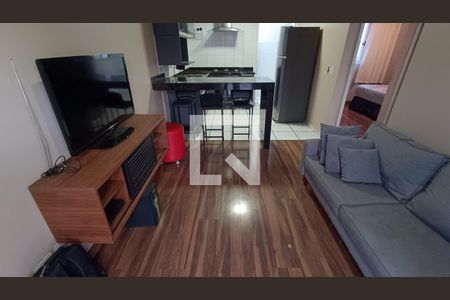 Sala de apartamento para alugar com 2 quartos, 53m² em Vila Odim Antão, Sorocaba