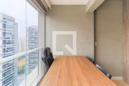 Varanda Studio de kitnet/studio à venda com 1 quarto, 33m² em Cidade Monções, São Paulo