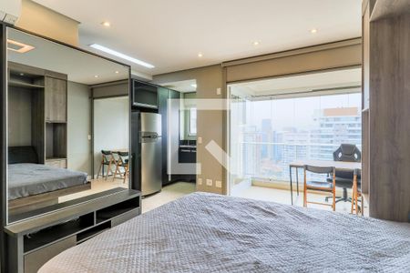 Studio de kitnet/studio para alugar com 1 quarto, 33m² em Cidade Monções, São Paulo