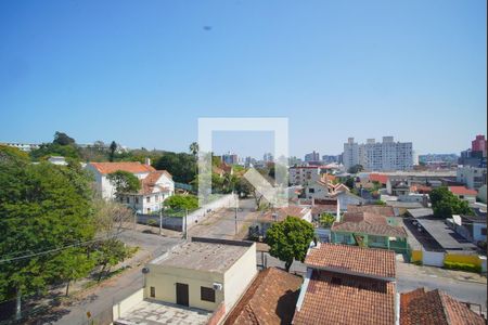 Sala - Vista de apartamento à venda com 1 quarto, 48m² em Azenha, Porto Alegre