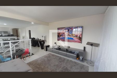 Sala de apartamento para alugar com 3 quartos, 170m² em Vila Caiçara, Praia Grande