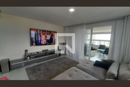 Sala de apartamento para alugar com 3 quartos, 170m² em Vila Caiçara, Praia Grande