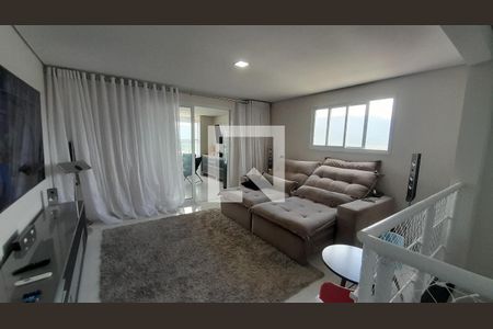 Sala de apartamento para alugar com 3 quartos, 170m² em Vila Caiçara, Praia Grande