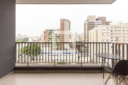 Varanda de kitnet/studio para alugar com 1 quarto, 25m² em Perdizes, São Paulo