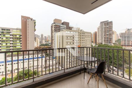 Varanda de kitnet/studio para alugar com 1 quarto, 25m² em Perdizes, São Paulo