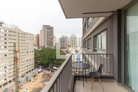 Varanda de kitnet/studio para alugar com 1 quarto, 25m² em Perdizes, São Paulo