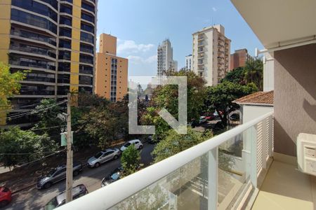 Varanda da Sala de apartamento para alugar com 2 quartos, 72m² em Cambuí, Campinas