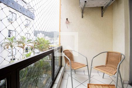 Varanda da Sala de apartamento para alugar com 2 quartos, 68m² em Jardim Santa Genoveva, Guarujá