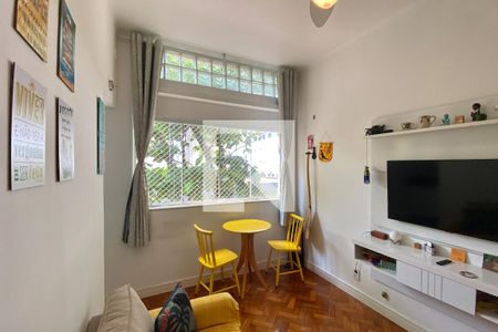 Sala de apartamento à venda com 1 quarto, 26m² em Glória, Rio de Janeiro