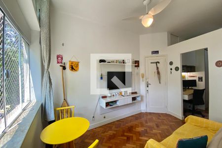 Sala de apartamento à venda com 1 quarto, 26m² em Glória, Rio de Janeiro