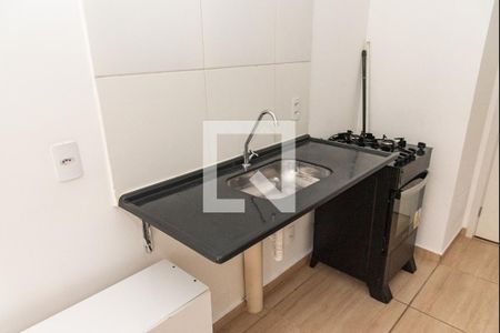 Sala/cozinha de apartamento à venda com 1 quarto, 24m² em Mooca, São Paulo