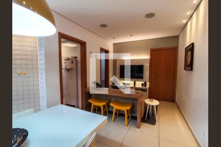 Sala de apartamento à venda com 2 quartos, 60m² em Buritis, Belo Horizonte