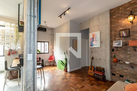 Sala de apartamento para alugar com 1 quarto, 60m² em Itaim Bibi, São Paulo