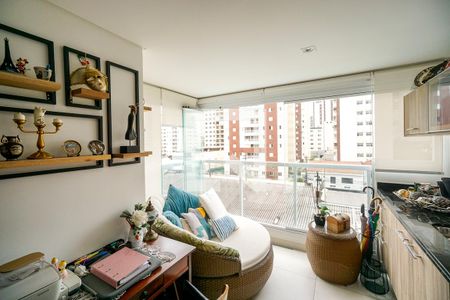 Varanda Sala de apartamento à venda com 2 quartos, 65m² em Vila Gomes Cardim, São Paulo