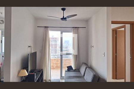 Sala de apartamento para alugar com 2 quartos, 57m² em Guilhermina, Praia Grande