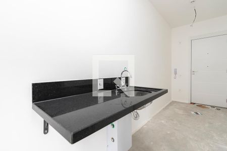 Cozinha de kitnet/studio à venda com 1 quarto, 26m² em Campo Belo, São Paulo