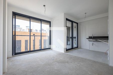 Sala/Cozinha de apartamento à venda com 1 quarto, 60m² em Jardim Paulista, São Paulo