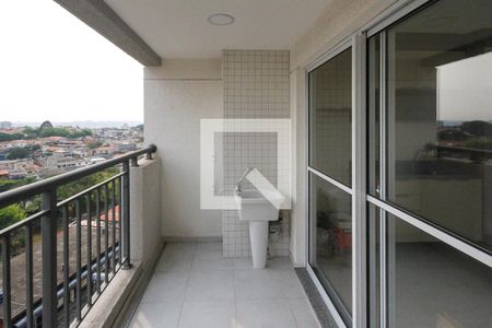 Varanda da Sala/Cozinha de apartamento para alugar com 2 quartos, 45m² em Vila Formosa, São Paulo