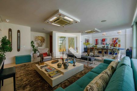 Sala de apartamento à venda com 4 quartos, 396m² em Barra da Tijuca, Rio de Janeiro