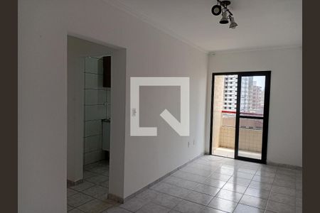 Sala de apartamento para alugar com 1 quarto, 50m² em Vila Tupi, Praia Grande