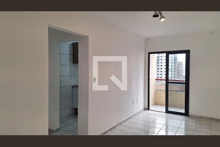 Sala de apartamento para alugar com 1 quarto, 50m² em Vila Tupi, Praia Grande