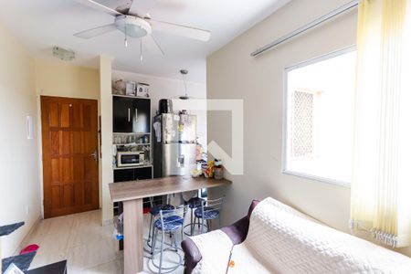 Sala de apartamento à venda com 2 quartos, 43m² em Vila Francisco Matarazzo, Santo André