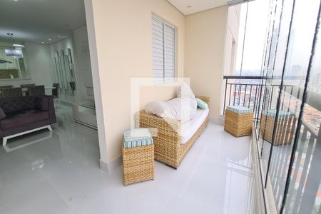 Varanda da Sala de apartamento à venda com 2 quartos, 91m² em Vila Graciosa, São Paulo