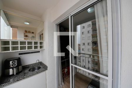 Varanda da Sala de apartamento à venda com 2 quartos, 56m² em Vila Ema, São Paulo