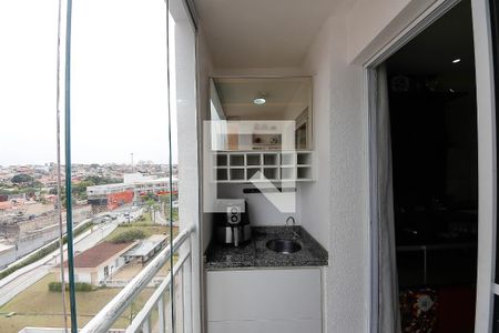 Varanda da Sala de apartamento à venda com 2 quartos, 56m² em Vila Ema, São Paulo