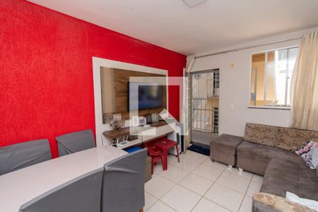 Sala de apartamento à venda com 2 quartos, 66m² em Solar do Barreiro, Belo Horizonte