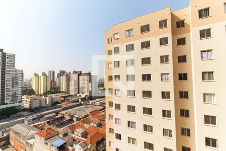 Vista Sala/Cozinha de apartamento para alugar com 1 quarto, 24m² em Brás, São Paulo