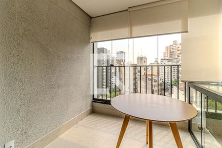 Varanda de kitnet/studio para alugar com 1 quarto, 31m² em Vila Buarque, São Paulo