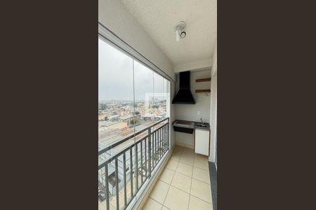 Sala - Sala de Jantar Varanda de apartamento para alugar com 2 quartos, 59m² em Utinga, Santo André