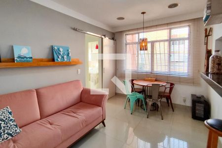 Sala de apartamento à venda com 2 quartos, 60m² em Santa Rosa, Niterói