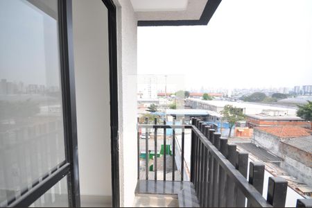 Sacada da Sala de apartamento para alugar com 1 quarto, 42m² em Vila Guilherme, São Paulo