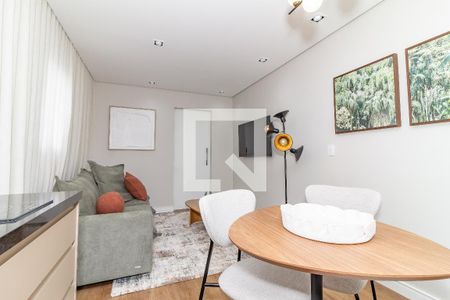 Sala de apartamento para alugar com 1 quarto, 36m² em Pompeia, São Paulo