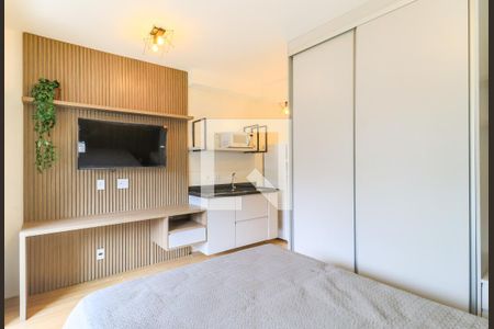 Sala/Quarto de kitnet/studio para alugar com 1 quarto, 27m² em Jardim das Acacias, São Paulo