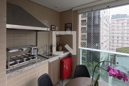 Varanda da Sala de apartamento para alugar com 3 quartos, 94m² em Pompéia, Santos