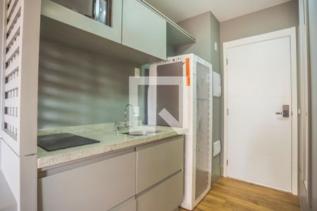 Cozinha de kitnet/studio para alugar com 1 quarto, 25m² em Vila Clementino, São Paulo