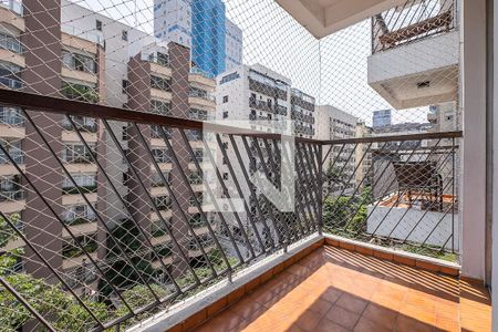 Sala - Varanda de apartamento à venda com 3 quartos, 87m² em Jardim Paulista, São Paulo