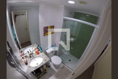 Banheiro de apartamento à venda com 2 quartos, 77m² em Campestre, Santo André