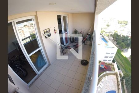 varanda de apartamento à venda com 2 quartos, 77m² em Campestre, Santo André